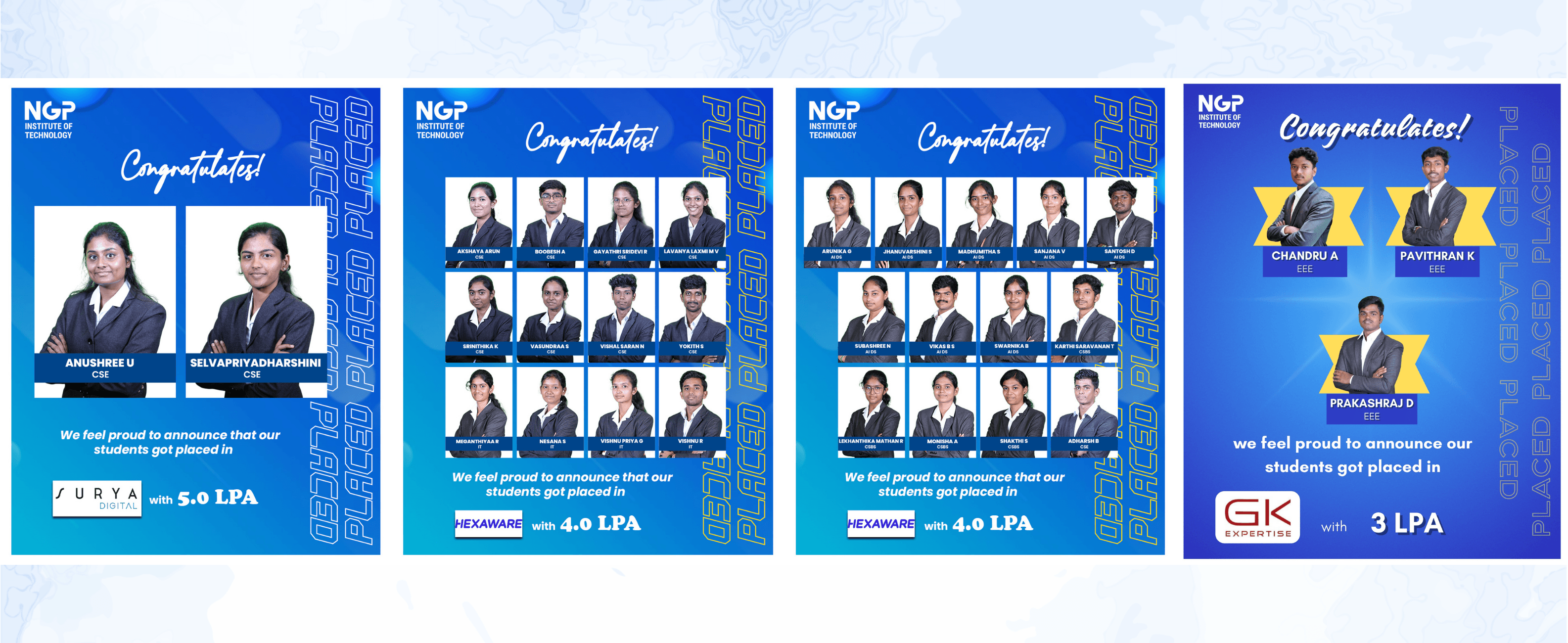 Placement Congratulations 10