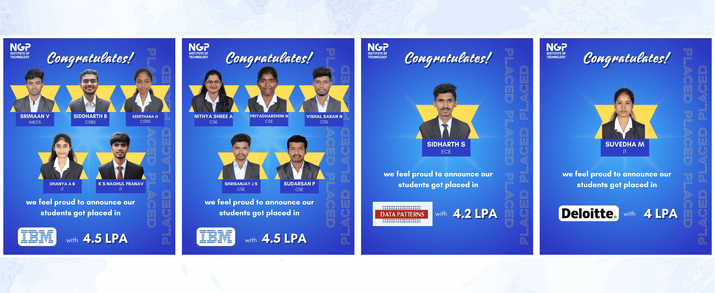 Placement Congratulations 12