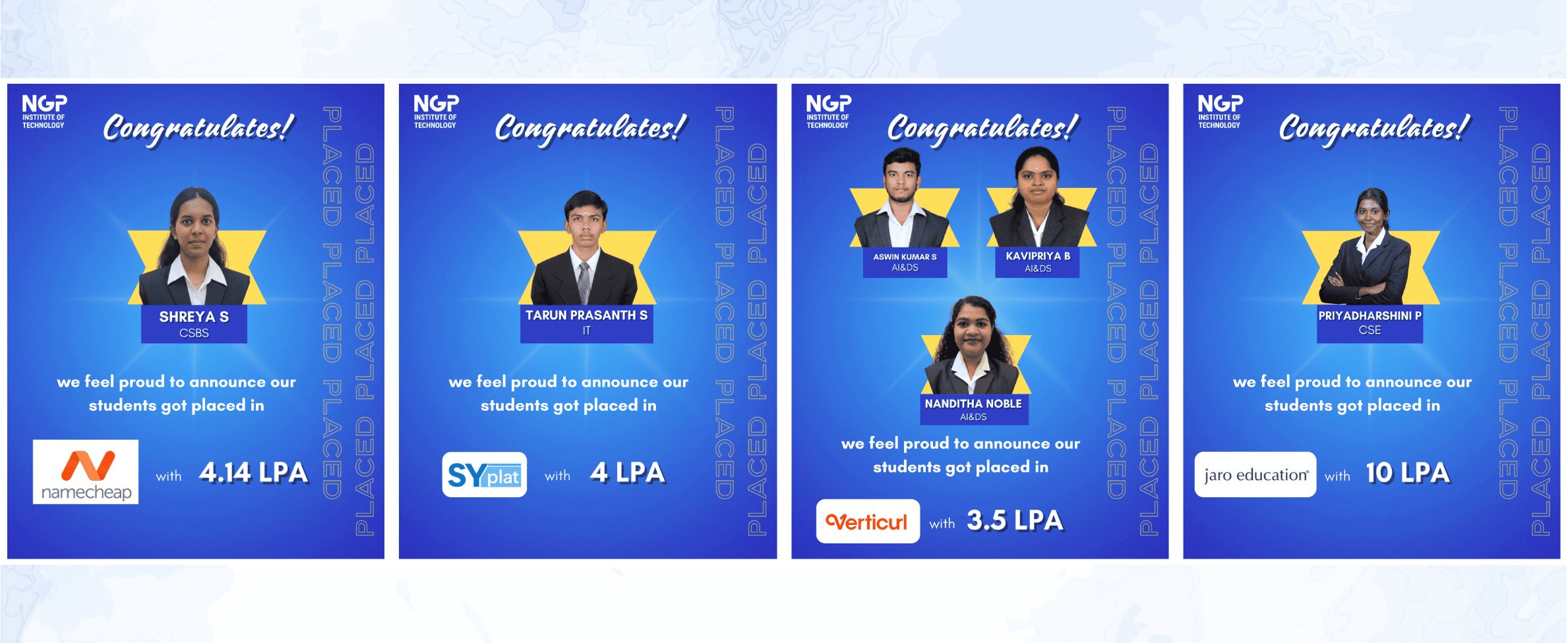 Placement Congratulations 13