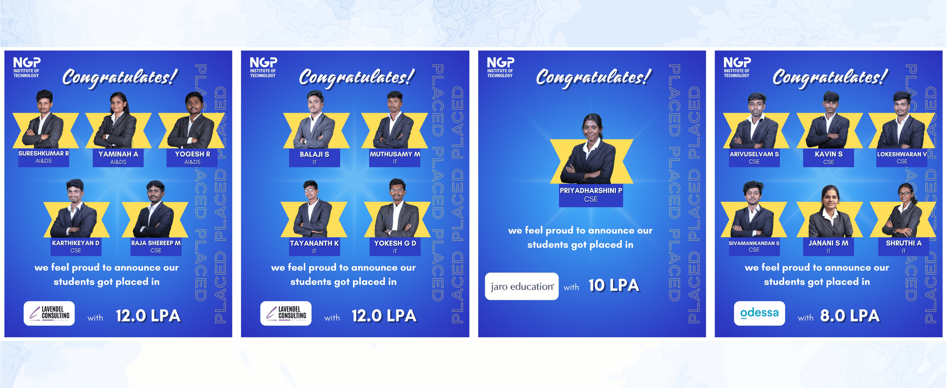 Placement Congratulations 2